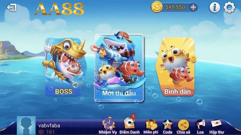 Bắn cá hải vương tại aa88