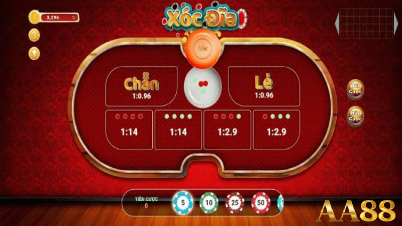 Đặc điểm của xóc đĩa trực tuyến uy tín 88aa
